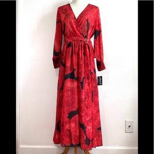 NWT! Alexa B Nights Shimmer Maxi Dress Sz 12